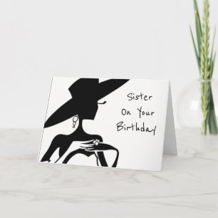 **SISTER-YOU ARE BEAUTIFUL** BIRTHDAY WISHES CARD