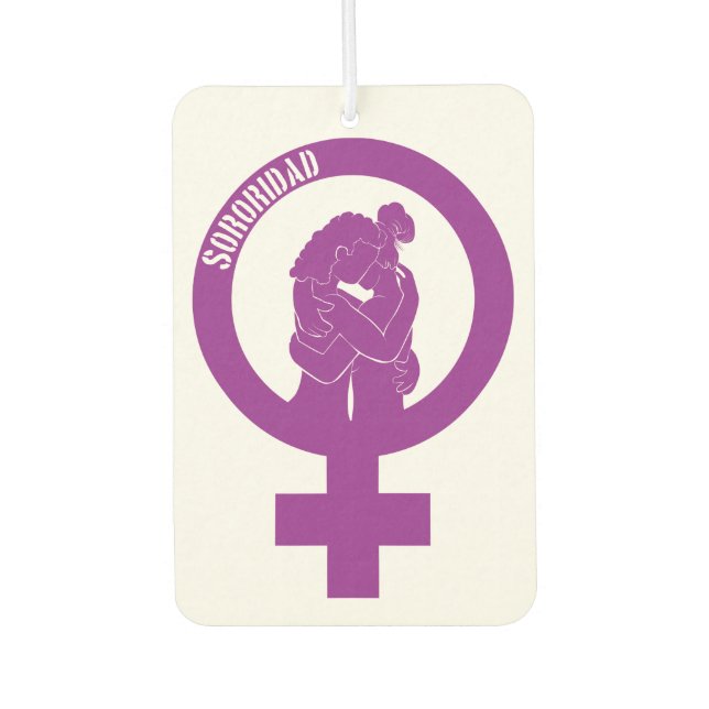 Sisterhood Car Freshener (Front)