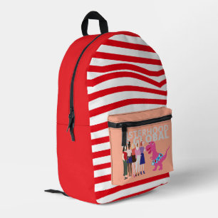 sisterhood is global, women's history month printed backpack