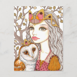 Sisterhood of the White Owl Postcard