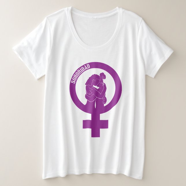 Sisterhood Plus-Size Shirt (Design Front)