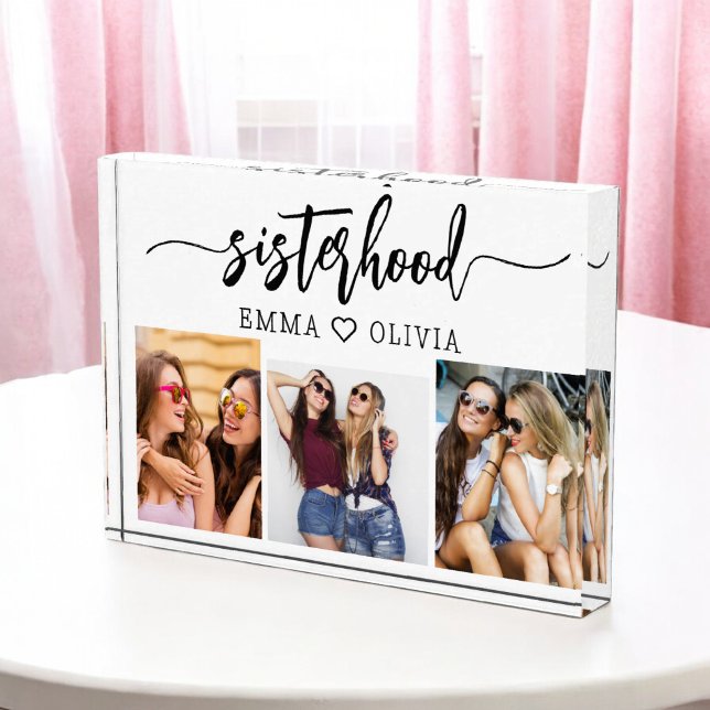 Sisterhood Sisters 3 Photo Collage Keepsake Gift (Creator Uploaded)