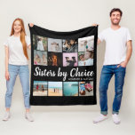 Sisters By Choice Photo Collage Personalised BFF Fleece Blanket<br><div class="desc">Introducing our Sisters By Choice Photo Collage Personalised BFF Throw Pillow, the ultimate tribute to the unbreakable bond of friendship. This one-of-a-kind throw pillow is not just a decoration; it's a heartfelt expression of the special connection you share with your closest friend. Crafted with love and care, this pillow is...</div>