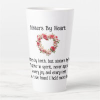 Sisters By Heart Best Friends Coffee/Latte Mug