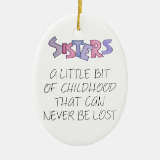 Sisters Ceramic Tree Decoration
