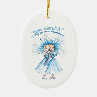 Sisters Christmas Ornament by Heather French Henry