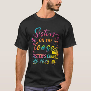Sisters Cruise 2025 Unisex Black T-Shirt