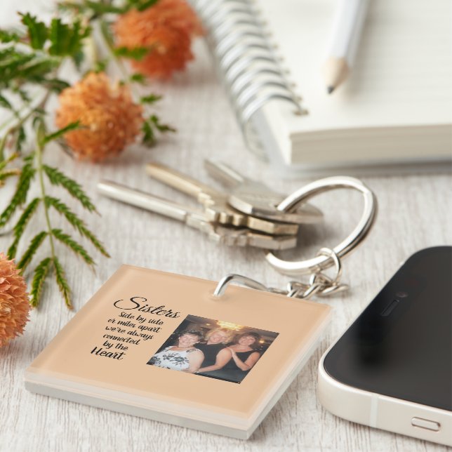 Sisters Customised Keychain (Front Right)