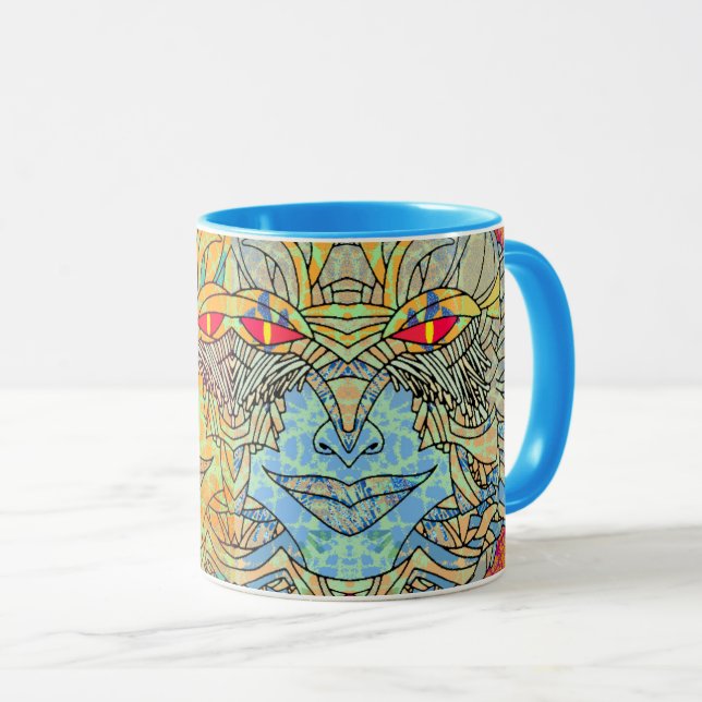 Sisters Everywhere Blue Mug (Front Right)