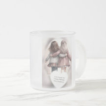 Sisters Forever Birthday Glass Mug