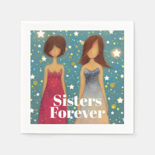 Sisters Forever Napkin