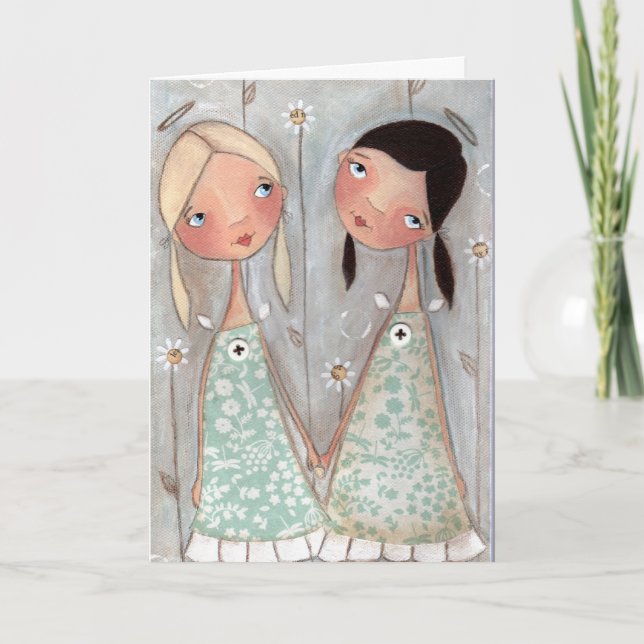 Sisters, Friends - Greeting Card (Front)