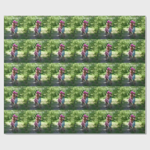Sisters Friendship in the Rustic Spring Country Wrapping Paper