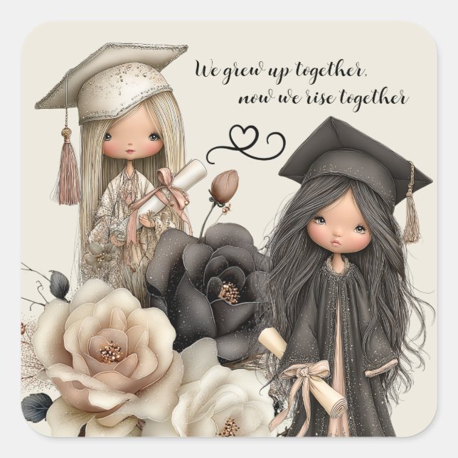 Sisters Graduation Sticker  (Front)