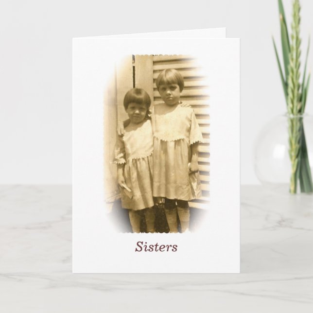 Sisters Greeting Card (Front)