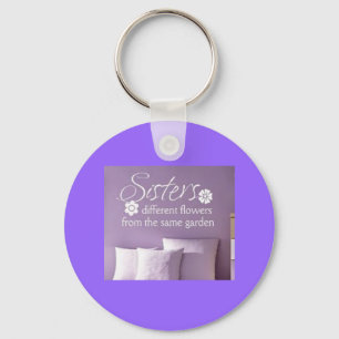 sisters keychain