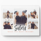 Sisters Make the Best Friends Photo Collage White