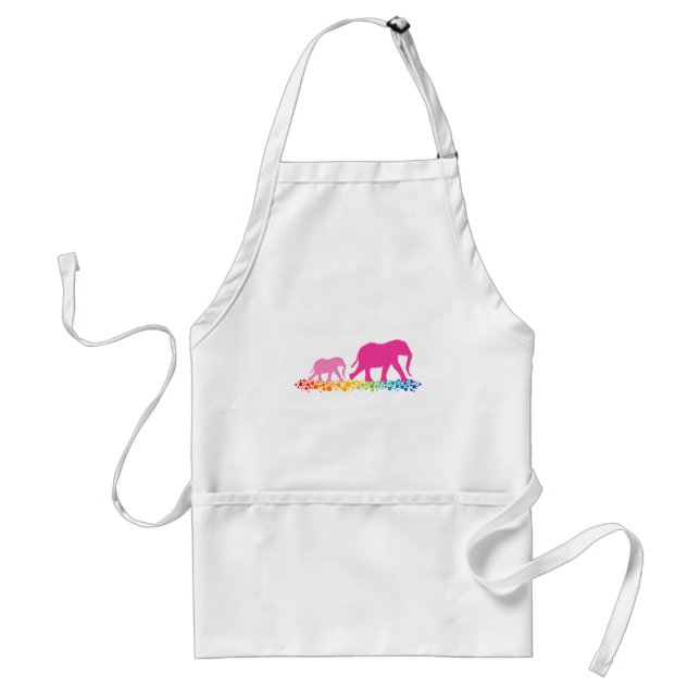 Sisters of Elephant Walking Standard Apron (Front)