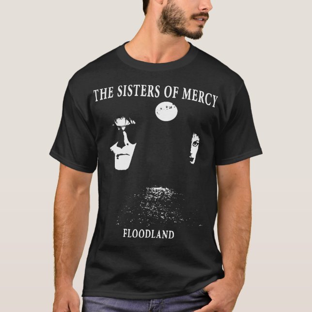 Sisters Of Mercy Floodlands Gothic Rock Post Punk T-Shirt (Front)