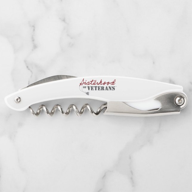 Sisters of Veterans Military Pride Design Corkscrew (Back)