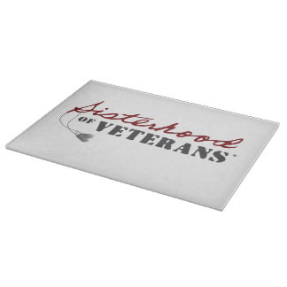 Sisters of Veterans Military Pride Design Cutting Board