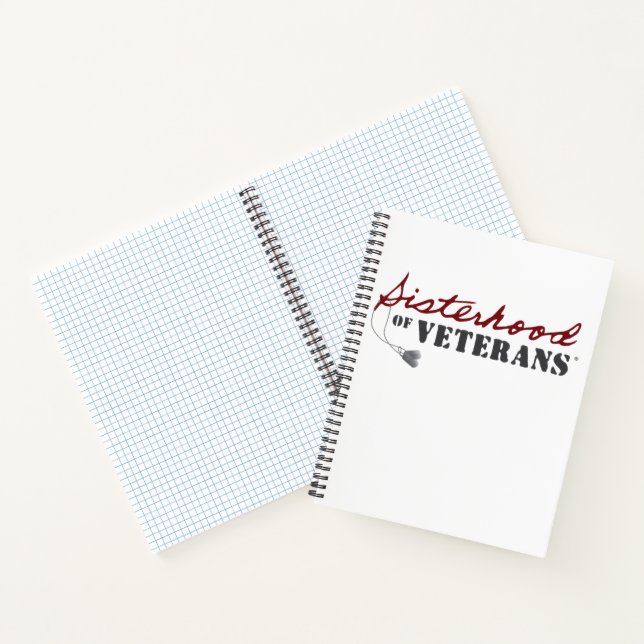 Sisters of Veterans Military Pride Design Notebook (Inside)