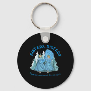 Sisters Pajamas Holiday White Christmas Movie 1954 Key Ring