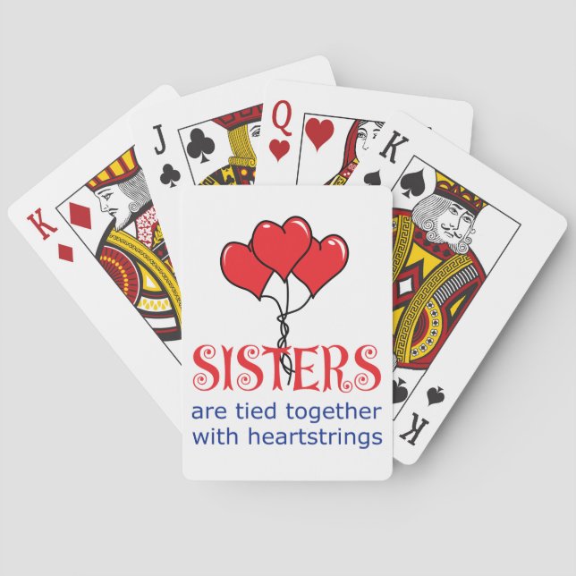 Sisters Playing Cards (Back)
