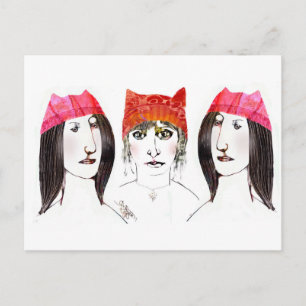 sisters postcard