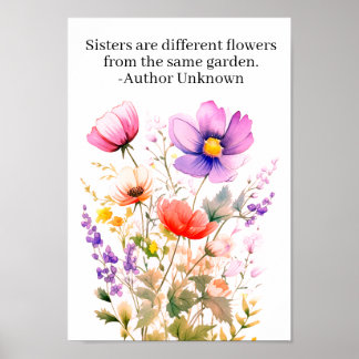 Sisters poster art print
