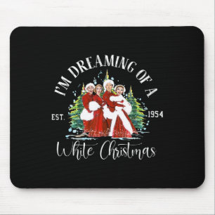 Sisters Pyjamas Holiday Xmas Snow White Christmas  Mouse Pad