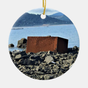 Sisters Rock State Park, Oregon Coast Ceramic Tree Decoration