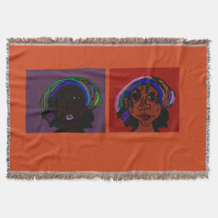 Sisters Throw Blanket