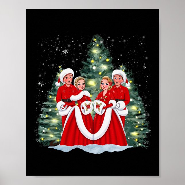 Sisters White Christmas Movie 1954 Xmas Snow Holid Poster (Front)
