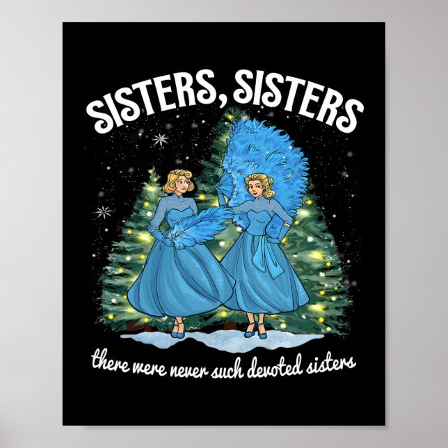 Sisters White Christmas Movie 1954 Xmas Snow Holid Poster (Front)