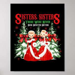 Sisters White Christmas Movie 1954 Xmas Snow Holid Poster