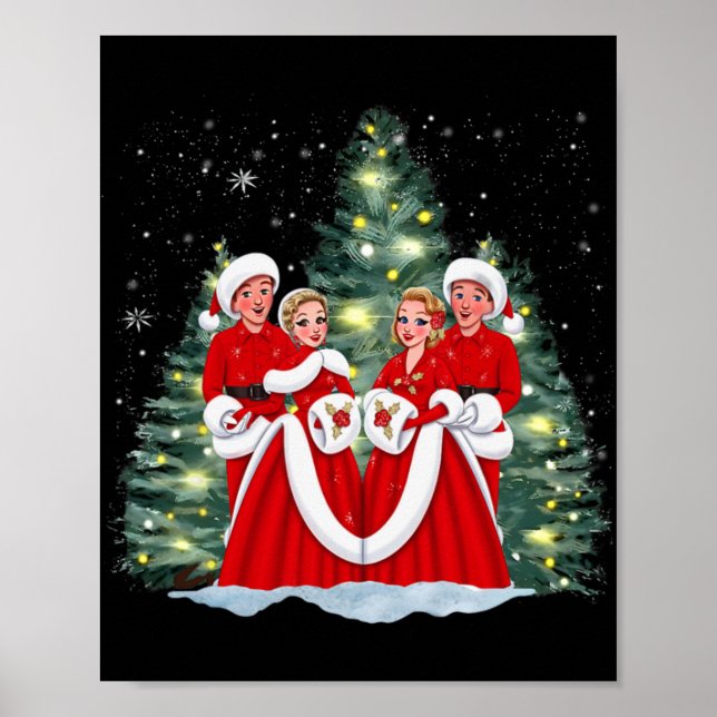 Sisters White Christmas Movie 1954 Xmas Snow Holid Poster (Front)