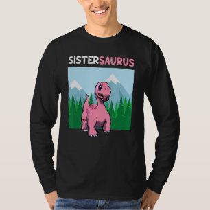 Sistersaurus Dinosaur  Cute Kiddo Apatosaurus 1 T-Shirt