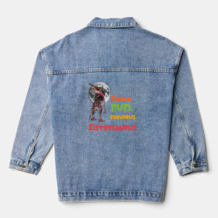 Sistersaurus Matching Sisters Dino Squad Design Denim Jacket