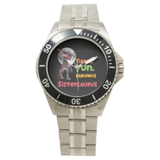 Sistersaurus Matching Sisters Dino Squad Design Watch (Front)