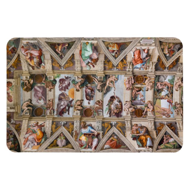sistine art roof magnet (Horizontal)