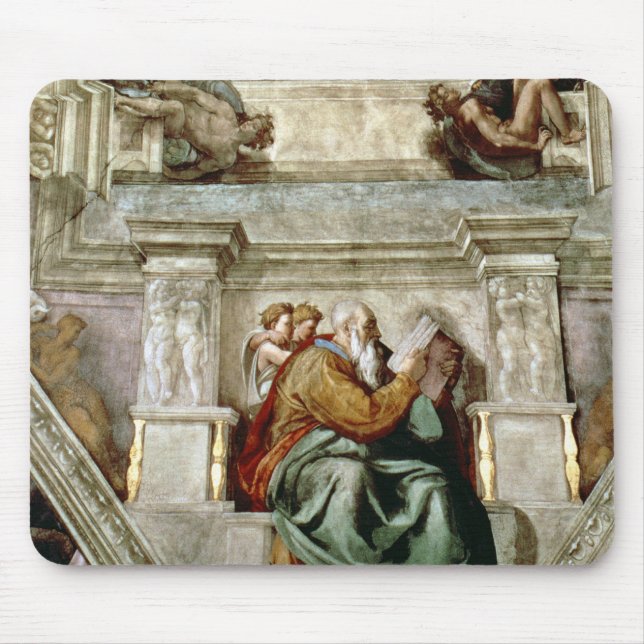 Sistine Chapel Ceiling, 1508-12 Mouse Pad (Front)