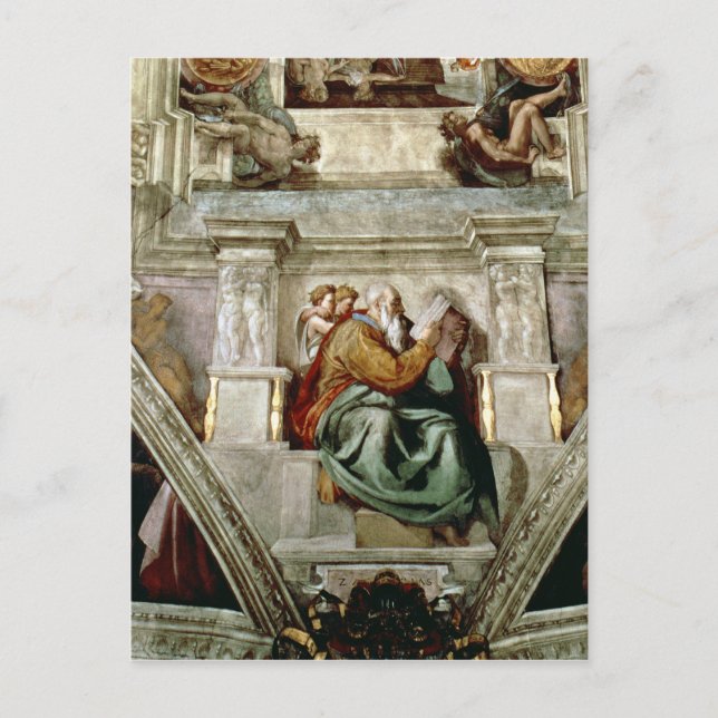 Sistine Chapel Ceiling, 1508-12 Postcard (Front)