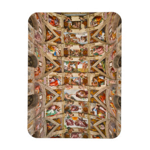 Sistine Chapel Ceiling, 1512 by Michelangelo Magnet