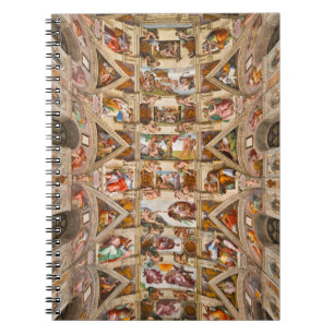 Sistine Chapel Ceiling, 1512 by Michelangelo Notebook