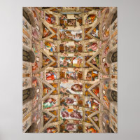 Sistine Chapel Ceiling, 1512 by Michelangelo