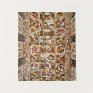 Sistine Chapel Ceiling, 1512 by Michelangelo Tapestry