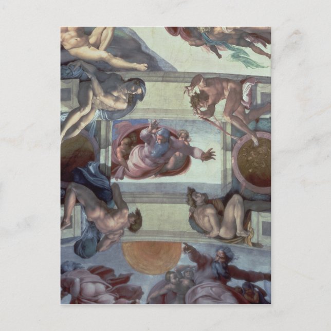 Sistine Chapel Ceiling 2 Postcard (Front)