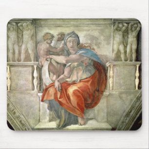 Sistine Chapel Ceiling: Delphic Sibyl Mouse Pad
