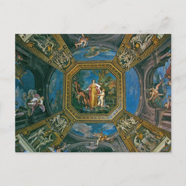 Sistine Chapel Ceiling Detail Postcard (Front)